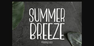 Summer Breeze Font Poster 1