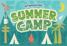 Summer Camp Font Poster 1