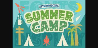 Summer Camp Font Poster 1