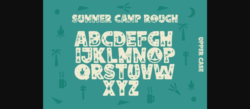 Summer Camp Font Poster 5