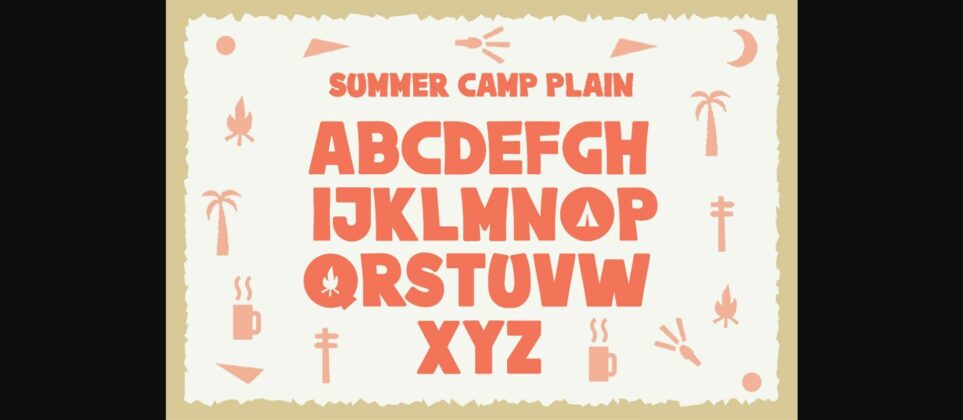 Summer Camp Font Poster 7