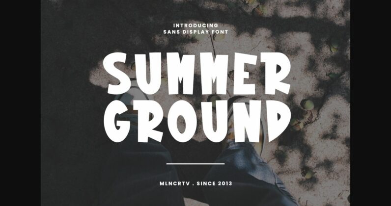 Summer Ground Font Poster 3