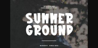 Summer Ground Font Poster 1