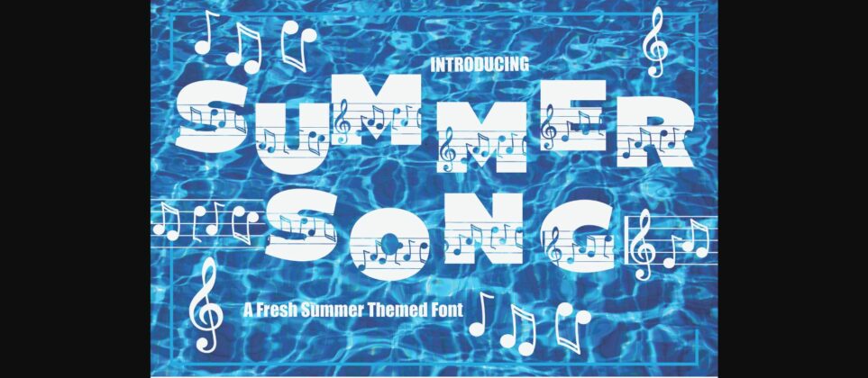 Summer Song Font Poster 3