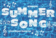 Summer Song Font Poster 1