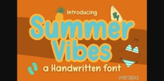 Summer Vibes Font Poster 1