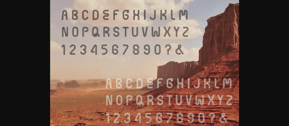 Summer Western Rope Font Poster 4