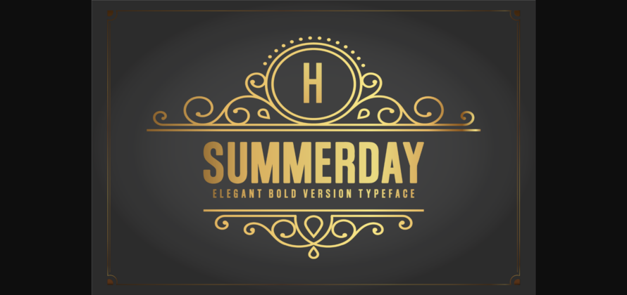 Summerday Bold Font Poster 1