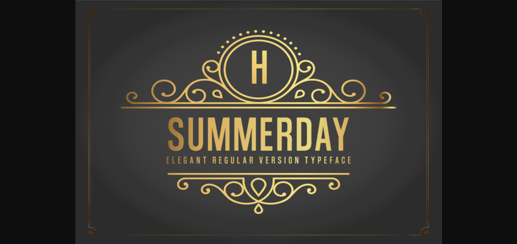 Summerday Font Poster 3