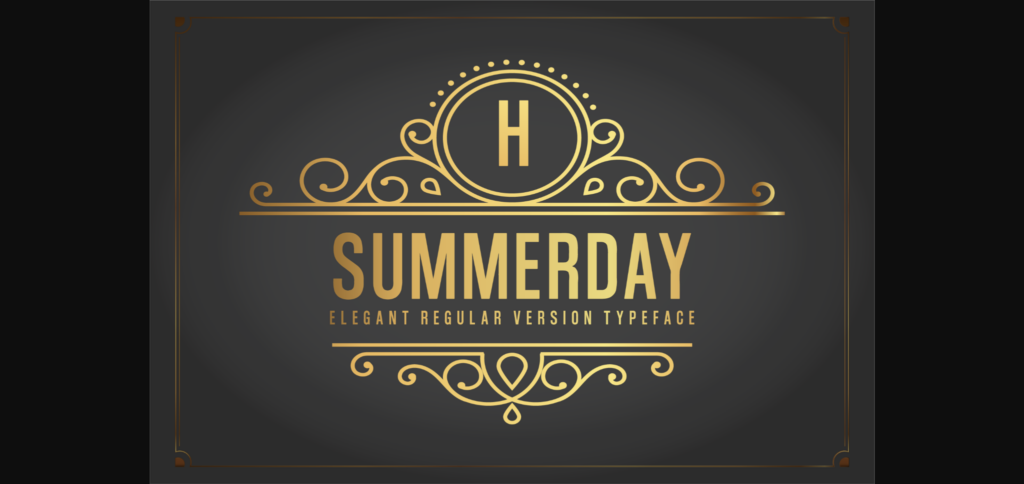 Summerday Font Poster 1