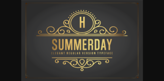 Summerday Font Poster 1