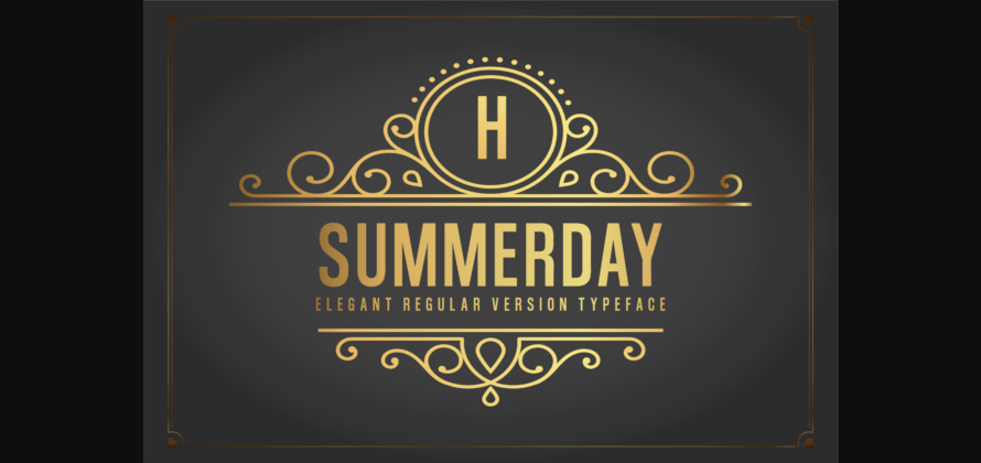 Summerday Font Poster 1