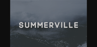 Summerville Font Poster 1