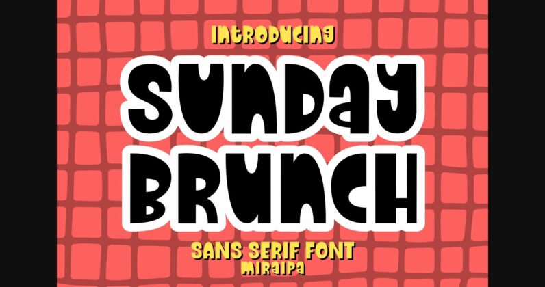 Sunday Brunch Font Poster 3