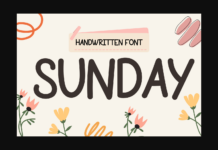 Sunday Font Poster 1