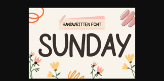 Sunday Font Poster 1