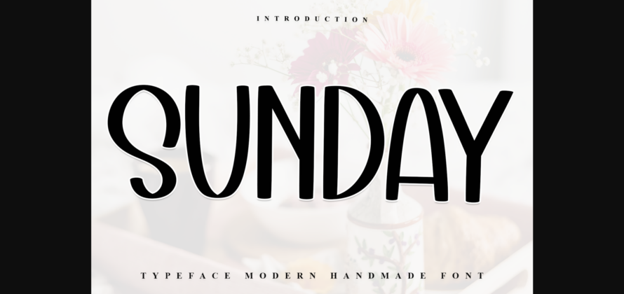 Sunday Font Poster 3