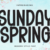 Sunday Spring Font