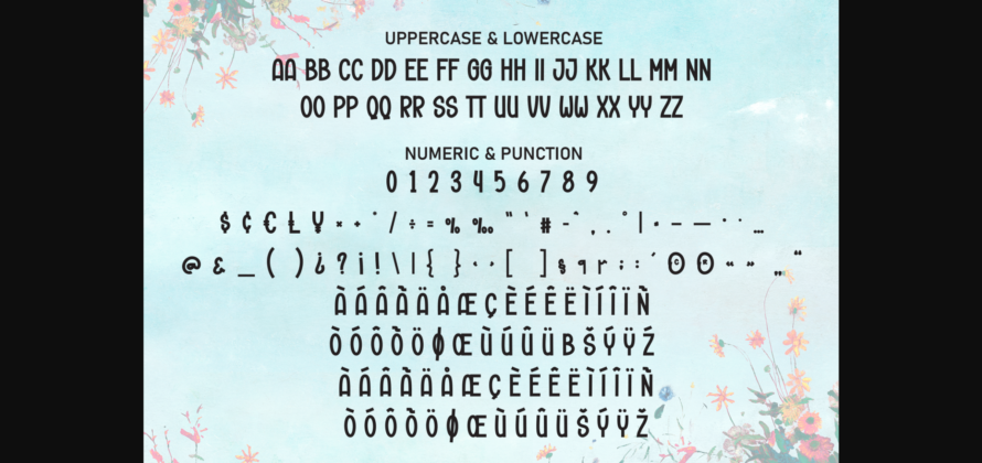 Sunday Spring Font Poster 9