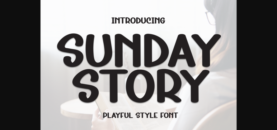 Sunday Story Font Poster 1