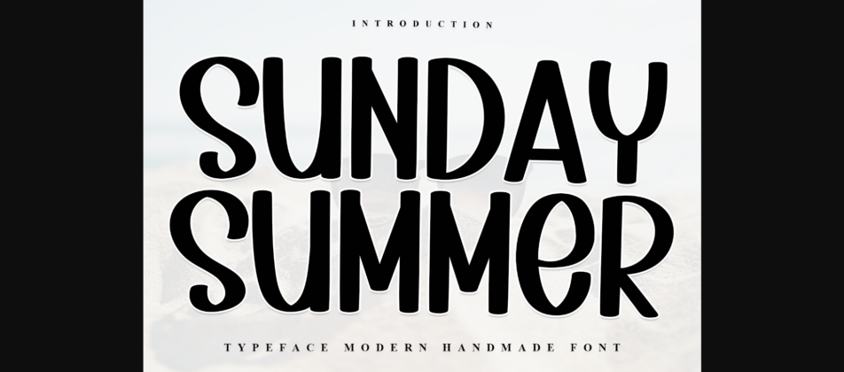 Sunday Summer Font Poster 3