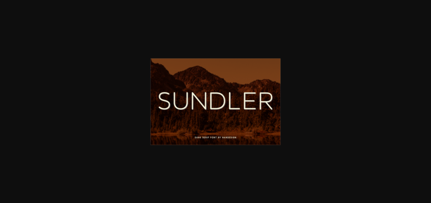Sundler Font Poster 3