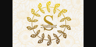 Sunflower Font Poster 1