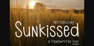 Sunkissed Font Poster 1