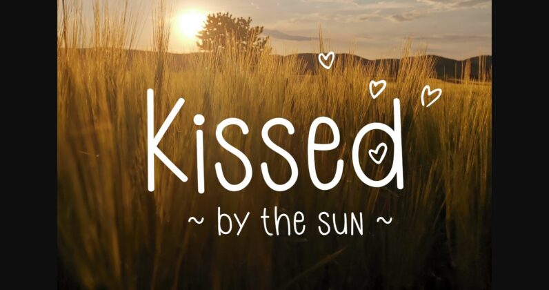 Sunkissed Font Poster 4
