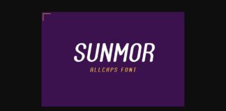 Sunmor Font Poster 1