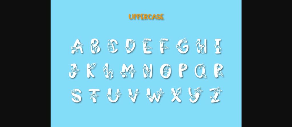 Sunny Beach Font Poster 4
