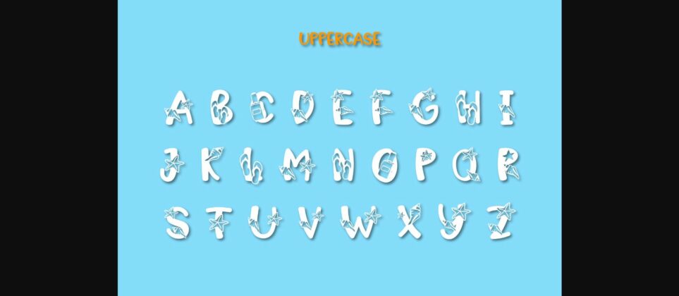 Sunny Beach Font Poster 4