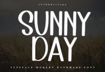 Sunny Day Font Poster 1