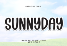 Sunnyday Font Poster 1