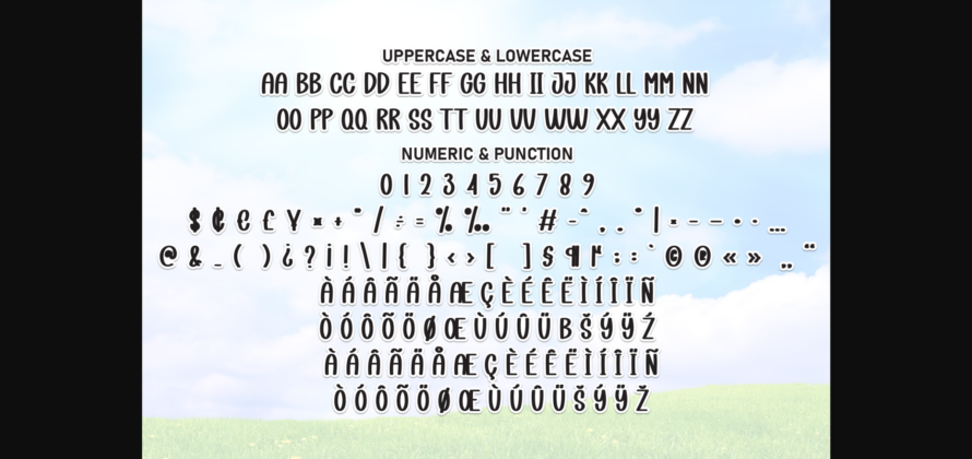 Sunnyday Font Poster 9