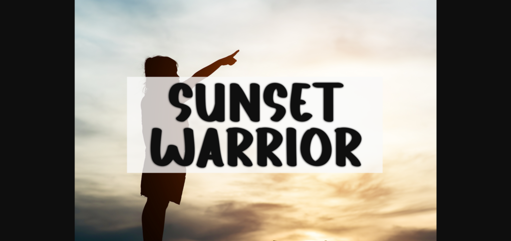 Sunset Story Font Poster 4