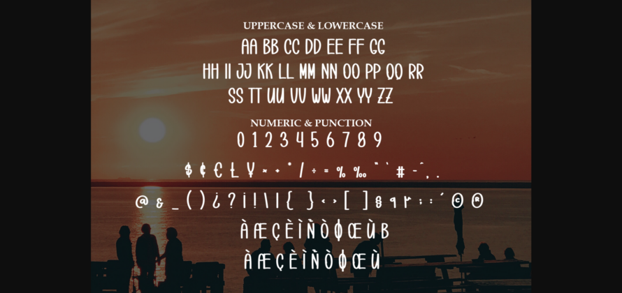 Sunset Vibes Font Poster 9
