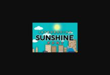 Sunshine Font Poster 1