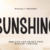 Sunshine Font