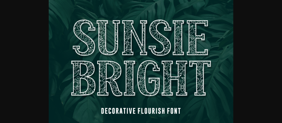 Sunsie Bright Font Poster 3