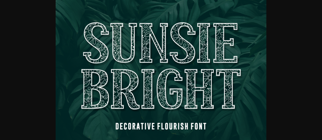 Sunsie Bright Font Poster 1