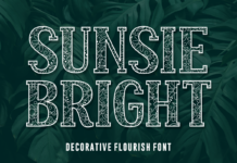 Sunsie Bright Font Sunsie Bright Font Poster 1