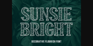Sunsie Bright Font Poster 1