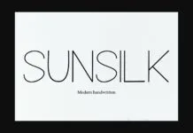 Sunsilk Font Poster 1