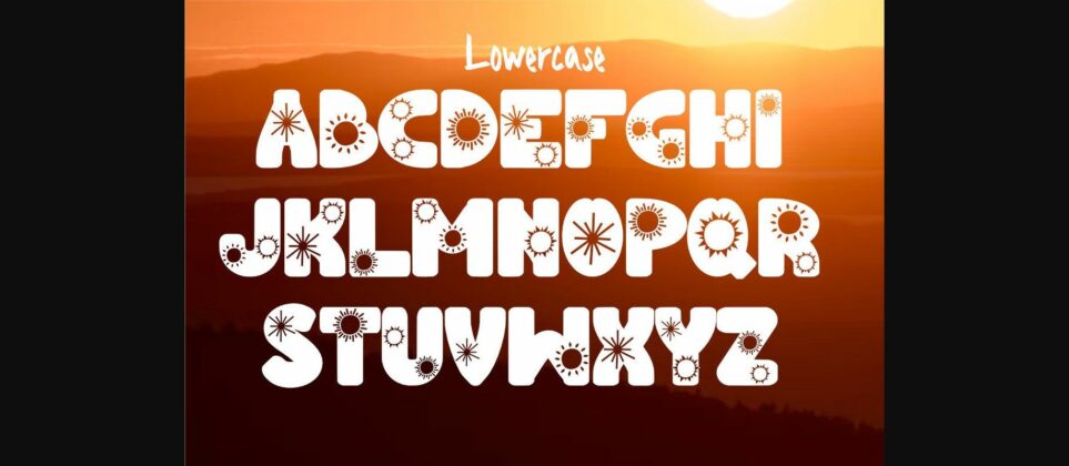 Suntree Font Poster 6