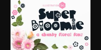Super Bloomie Font Poster 1