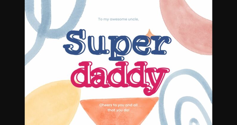 Super Daddy Poster 3