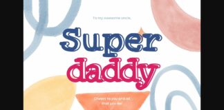 Super Daddy Poster 1