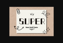 Super Font Poster 1