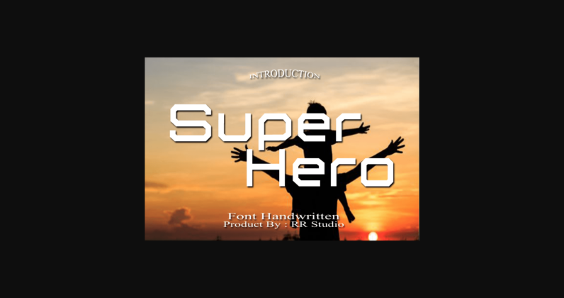 Super Hero Font Poster 3